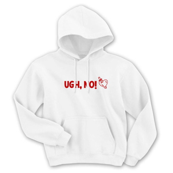 Суичър с щампа UGH, NO